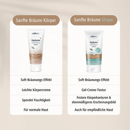 HYALURON GENTLE TAN SHAPE BODY CARE CREAM - UKDorf
