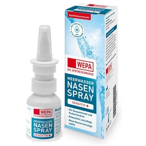hyaluronic acid, seawater nasal spray sensitive+ - UKDorf