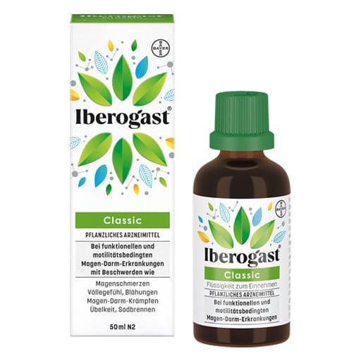 IBEROGAST Classic 50ml, Heartburn, Bloating, Cramping, Nausea, Abdominal Pain Gas - UKDorf
