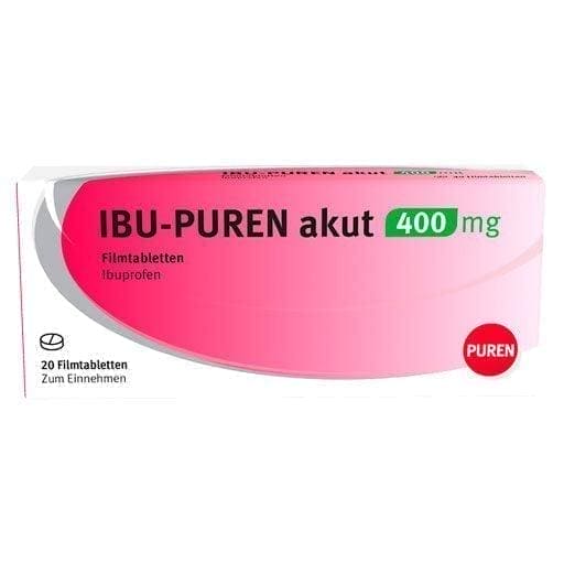 IBU-PUREN acutem, ibuprofen, pain, 400 mg film-coated tablets - UKDorf