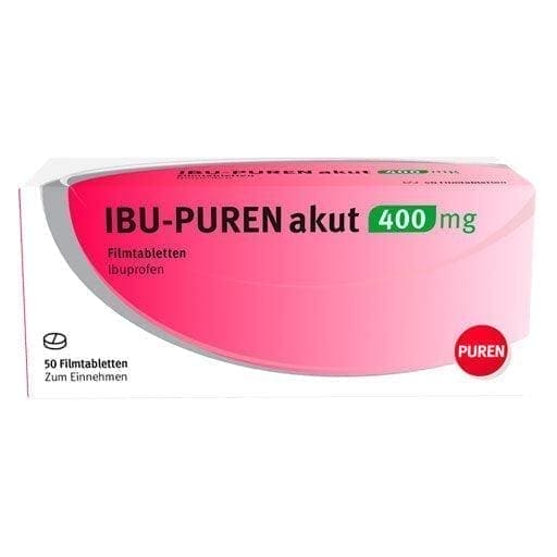 IBU-PUREN acutem, ibuprofen, pain, 400 mg film-coated tablets - UKDorf