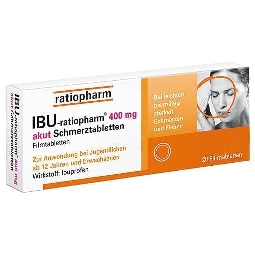 IBU-RATIOPHARM, painkiller, acute pain, menstrual pain UK