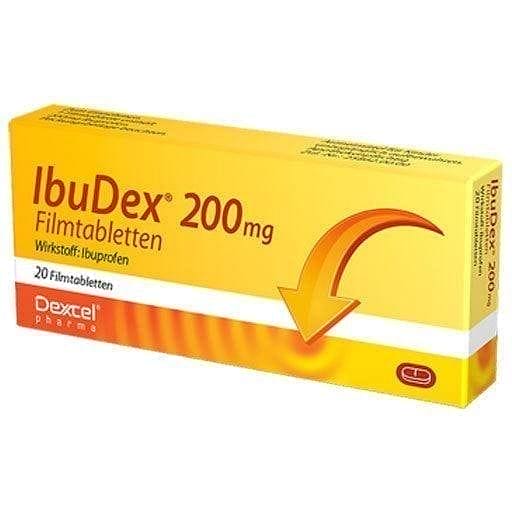 IBUDEX 200 mg ibuprofen film-coated tablets UK