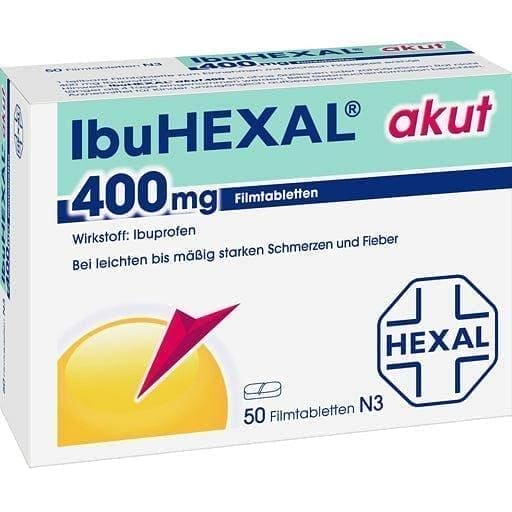 IBUHEXAL acute, pain, headache, toothache, menstrual pain, fever UK