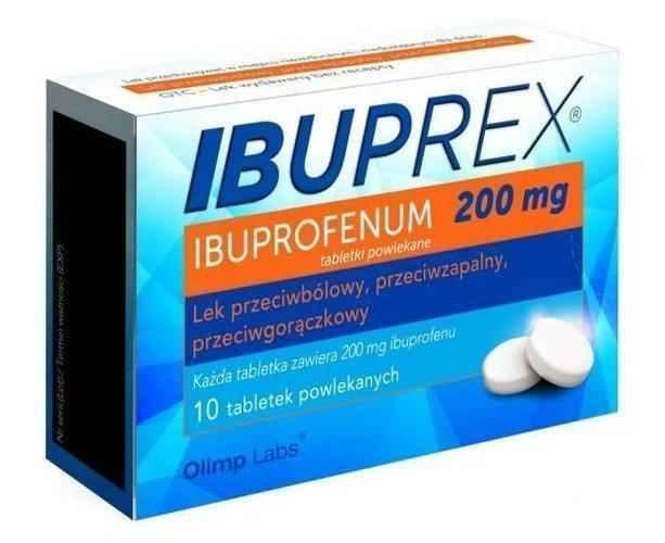 Ibuprex 0.2g x 10 tablets UK