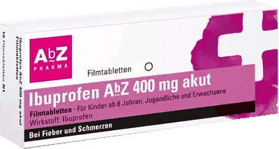 IBUPROFEN AbZ 400 mg acute film-coated tablets UK