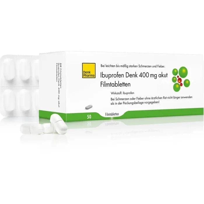 IBUPROFEN Denk 400 mg headaches, toothache, menstrual pain - UKDorf
