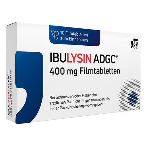 Ibuprofen, IBULYSIN ADGC 400 mg film-coated tablets - UKDorf
