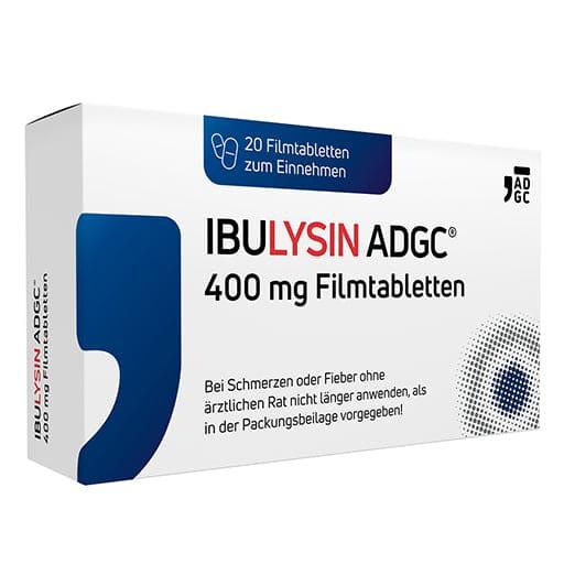 Ibuprofen, IBULYSIN ADGC 400 mg film-coated tablets - UKDorf