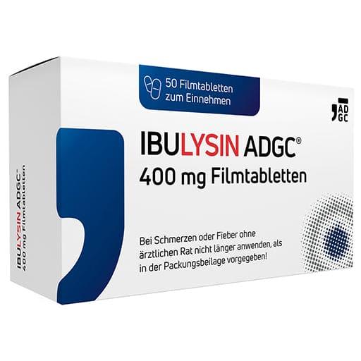 Ibuprofen, IBULYSIN ADGC 400 mg film-coated tablets - UKDorf