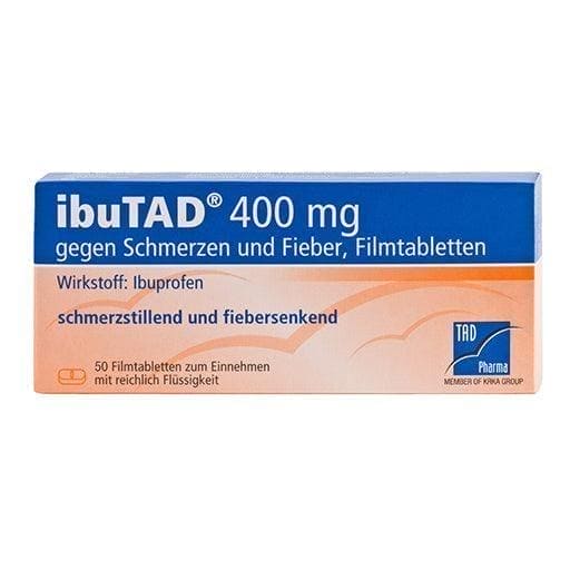 IBUTAD 400 mg against pain and fever UK