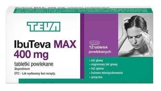 IbuTeva Max x 24 tablets UK
