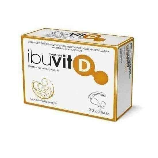 Ibuvit D 600 x 30 capsules twist-off UK