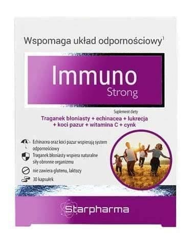 Immuno Strong x 30 caps. Echinacea, licorice, astragalus root UK
