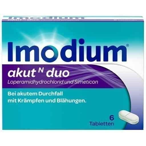 IMODIUM akut N duo tablets 6 pc UK