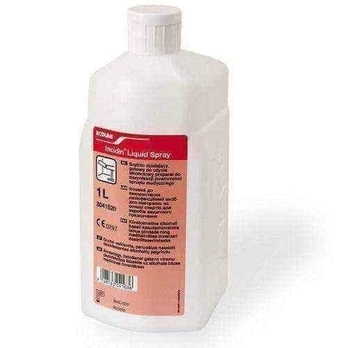INCIDIN LIQUID SPRAY for disinfecting surfaces 1l UK