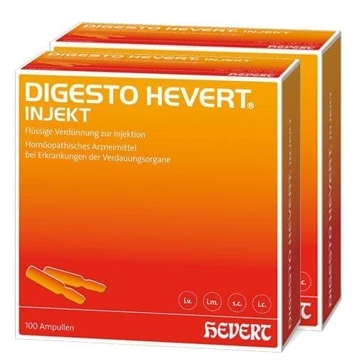 Indigestion, Digestive system function, DIGESTO Hevert injekt ampoules - UKDorf