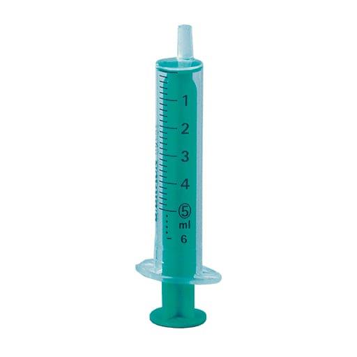 INJEKT Solo syringe 5 ml Luer eccentric PVC-free - UKDorf