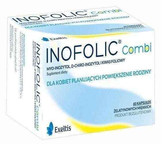 Inofolic Combi, folic acid and inositol, myo-inositol, d-chiro-inositol
