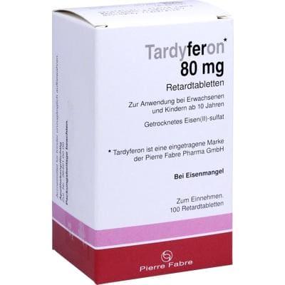 Iron deficiency, TARDYFERON Depot iron (II) sulfate 80 mg prolonged-release Reimport - UKDorf