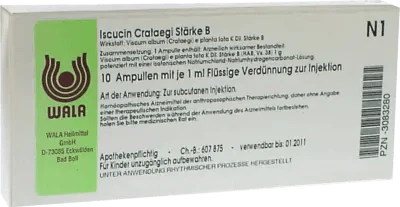 ISCUCIN crataegi strength B ampoules - UKDorf