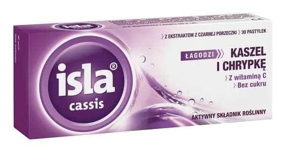 ISLA Cassis x 30 tablets condition of the lining of the throat and larynx UK
