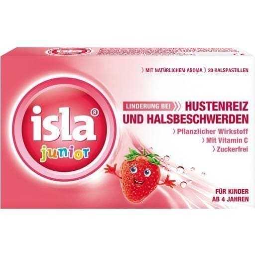 ISLA JUNIOR pastilles sore throat cure for children UK