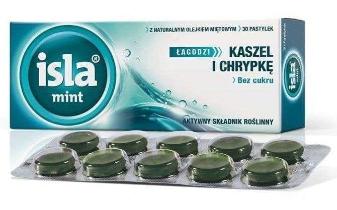 ISLA Mint, the irritations and inflammations of the pharynx, oral cavity UK