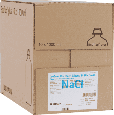 ISOTONE saline solution 0.9% Braun Ecoflac Plus UK