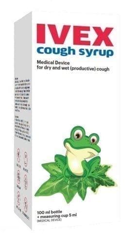 Ivex syrup 100ml, ivy, thyme and marshmallow UK