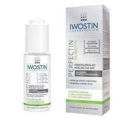 IWOSTIN PERFECTIN PURRITIN professional peeling the night 30ml UK