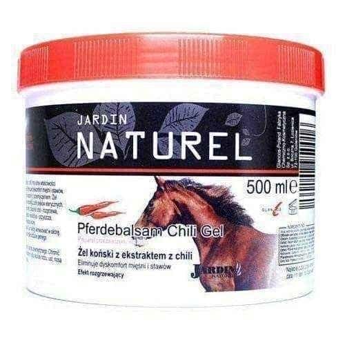 Jardin Naturel Balsam horse with chili gel 500ml, rheumatoid arthritis UK