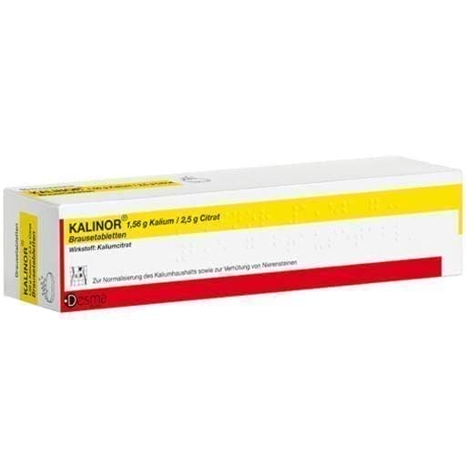 KALINOR effervescent tablets 90 pc potassium citrate UK