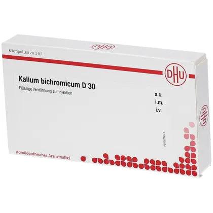 KALIUM BICHROMICUM D 30 ampoules - UKDorf