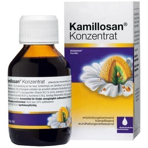 KAMILLOSAN concentrate 1000 ml gastrointestinal, gum, skin disease UK