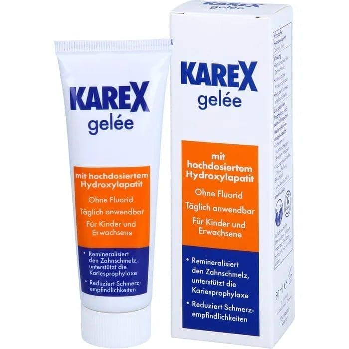 KAREX jelly, natural toothpaste without fluoride, calcium, xylitol, hydroxyapatite - UKDorf