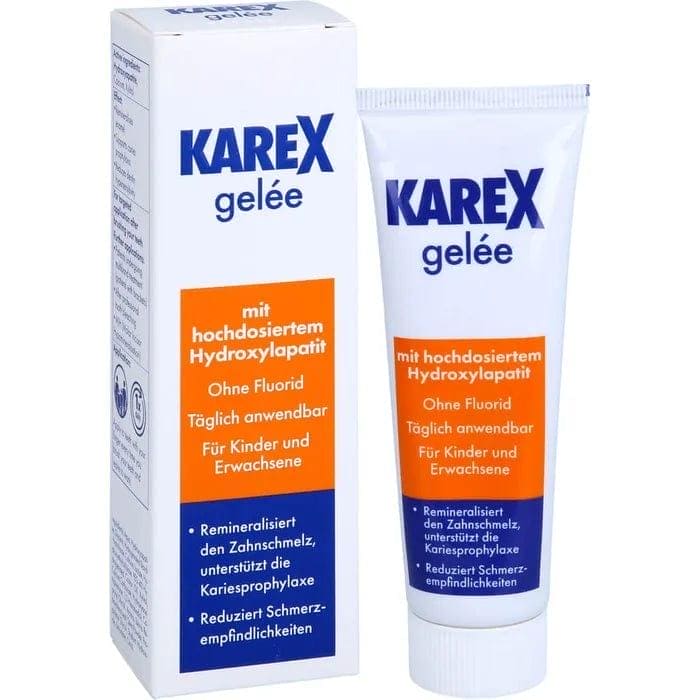 KAREX jelly, natural toothpaste without fluoride, calcium, xylitol, hydroxyapatite - UKDorf