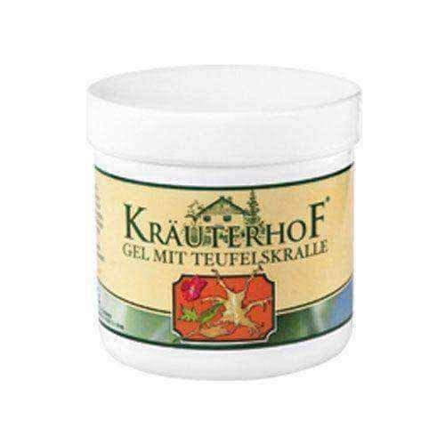 Kräuterhof Gel 250ml devil's claw, tendonitis, rheumatism UK