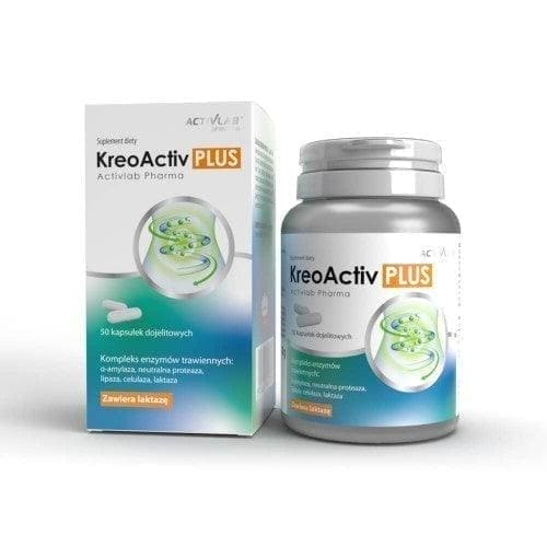 KreoActiv Plus, amylase, protease, lactase, cellulase, lipase - UKDorf