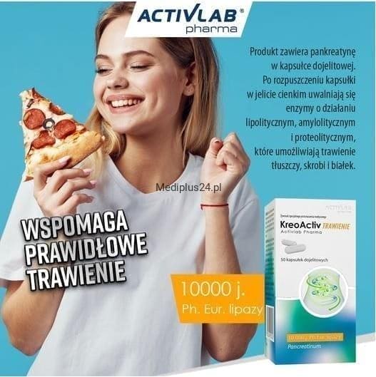 KreoActiv Plus, amylase, protease, lactase, cellulase, lipase - UKDorf