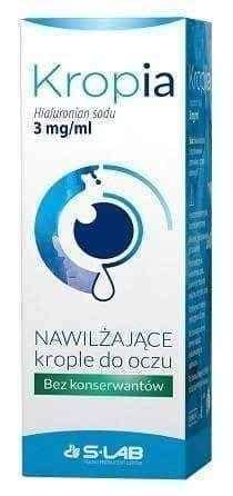 Kropia moisturizing eye drops without preservatives 10ml UK