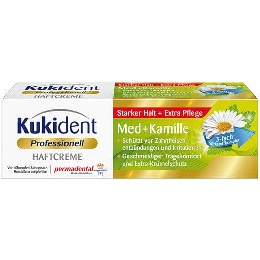 KUKIDENT adhesive cream Med+chamomile - UKDorf