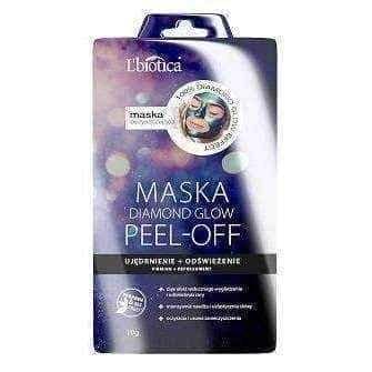 L'Biotica Diamond Glow mask peel-off firming and refreshing 10g, Peel off face mask UK