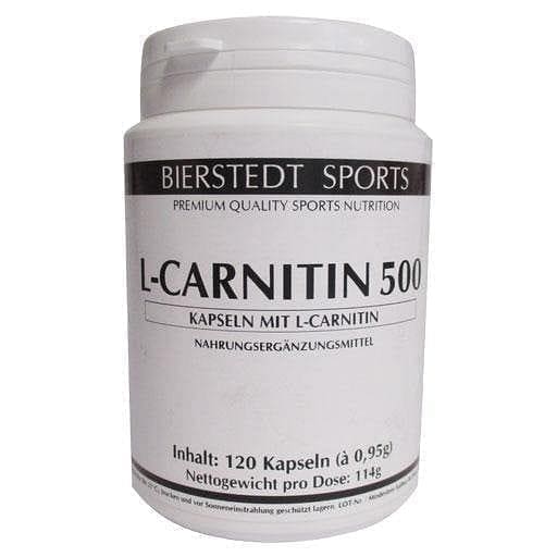L-CARNITINE 500 capsules 120 pcs UK