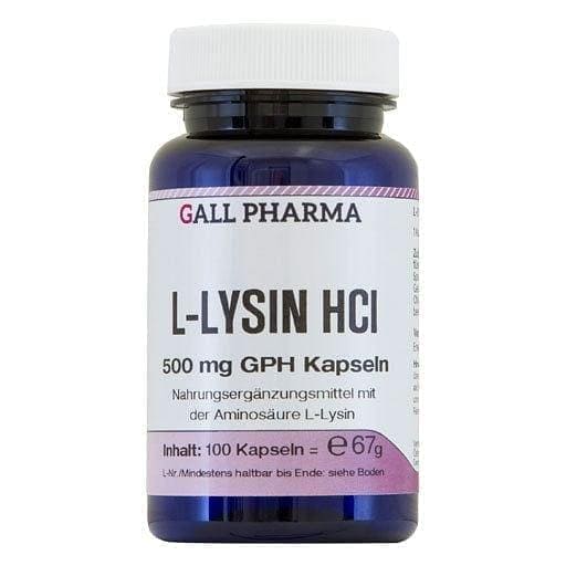 L-LYSINE 500 mg capsules UK