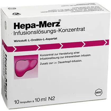 L-ornithine, l- aspartate, HEPA-MERZ infusion solution concentrate ampoules - UKDorf