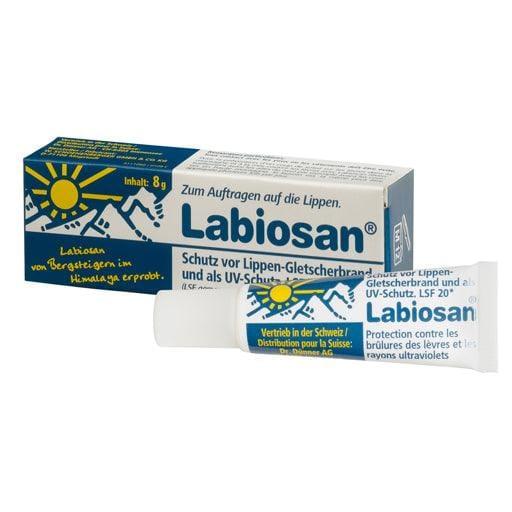 LABIOSAN ointment, against lip glacier burn, premature skin aging, sunburn - UKDorf