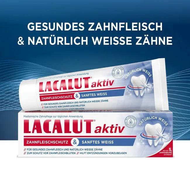 LACALUT active gum protection, gentle whitening toothpaste - UKDorf