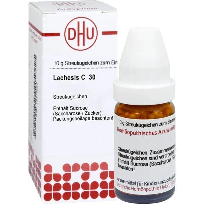 LACHESIS C 30, treating disorders related to skin, menstrual cycle, circulatory system - UKDorf