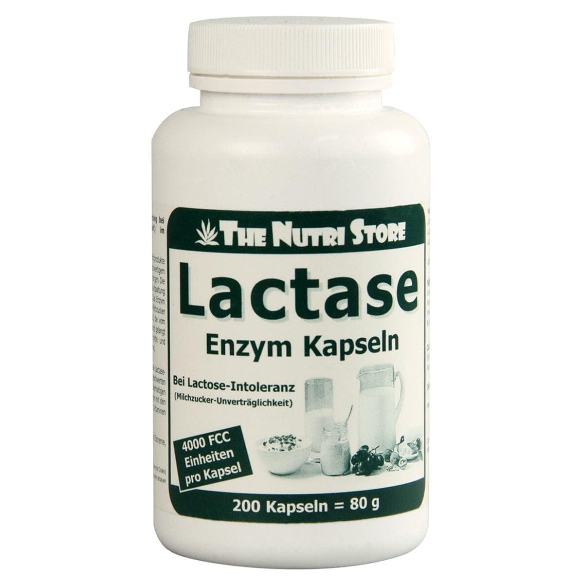 LACTASE 4,000 FCC capsules 200 pieces, lactose intolerance - UKDorf